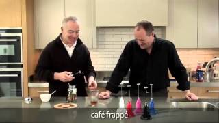 How to make a frappé coffee using an aerolatte milk frother [upl. by Addi]