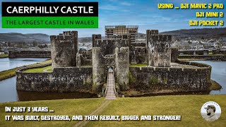 Caerphilly Castle  The Largest in Wales 2nd in Britain [upl. by Nauq]