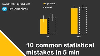 Ten Statistical Mistakes in 5 Min [upl. by Kip]