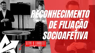 DIREITO DE FAMÍLIA Reconhecimento de filiação socioafetiva [upl. by Ahsetel]