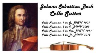 Johann Sebastian Bach  Cello suites in 432 Hz great for reading or studying [upl. by Ardnekahs]