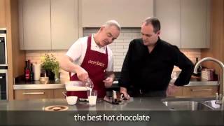 How to make a hot chocolate using an aerolatte milk frother [upl. by Joyann957]